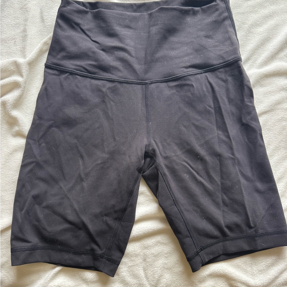 Women's Black High-Waisted Shorts